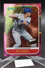 2021 Donruss Highlights Pink Fireworks Will Smith #HI9 Dodgers Insert NM+