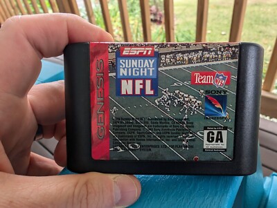 ESPN Sunday Night NFL (Sega Genesis, 1994) Cartridge Only