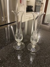 2 Vintage Glastonbury-Lotus 6.5 inch Bud Vases -  Beautiful!!