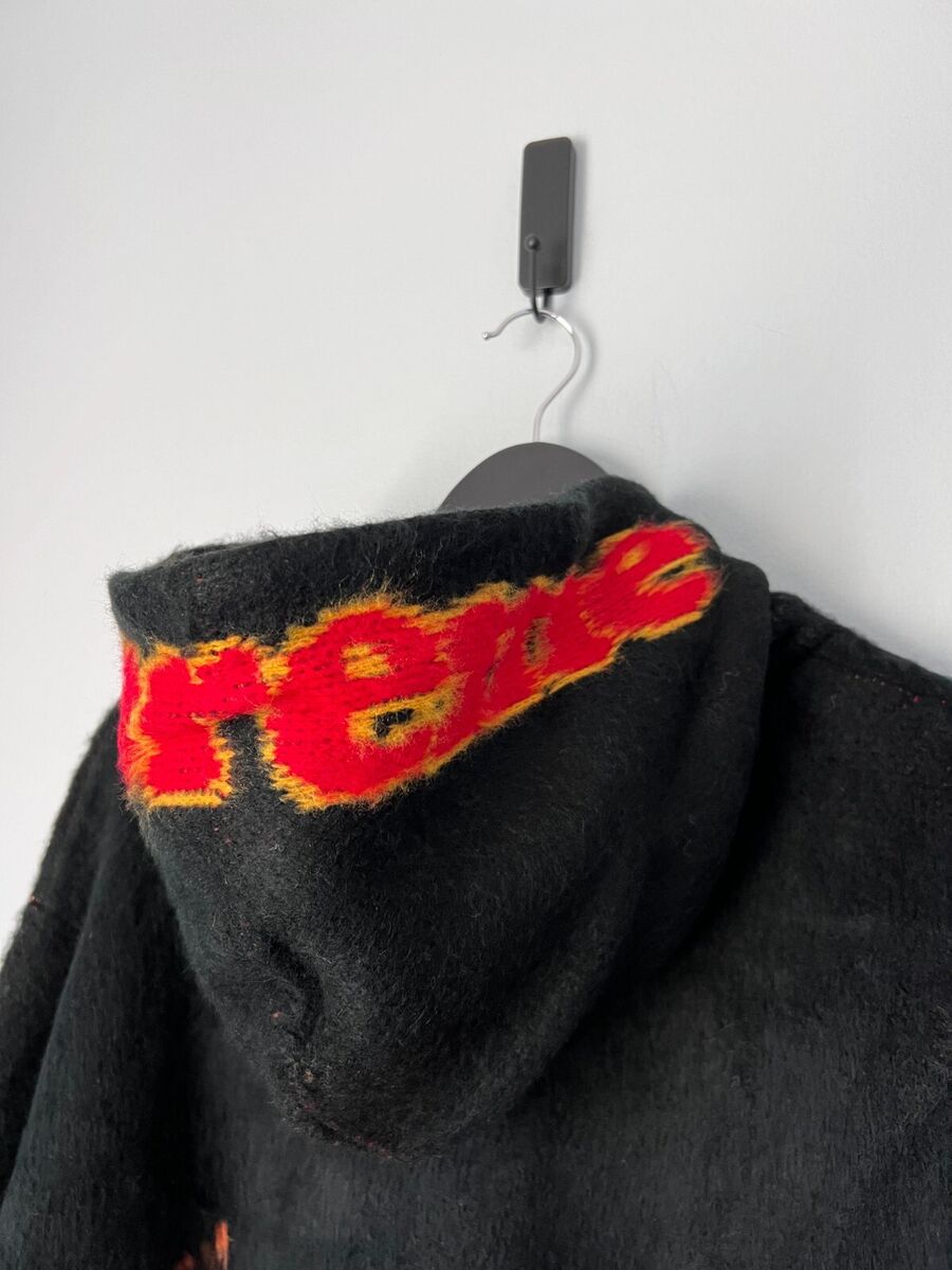 Supreme x Toy Machine Hooded Zip Up Sweater - Size Large Supreme x Toy Machine Hooded Zip Up Sweater - Size Large