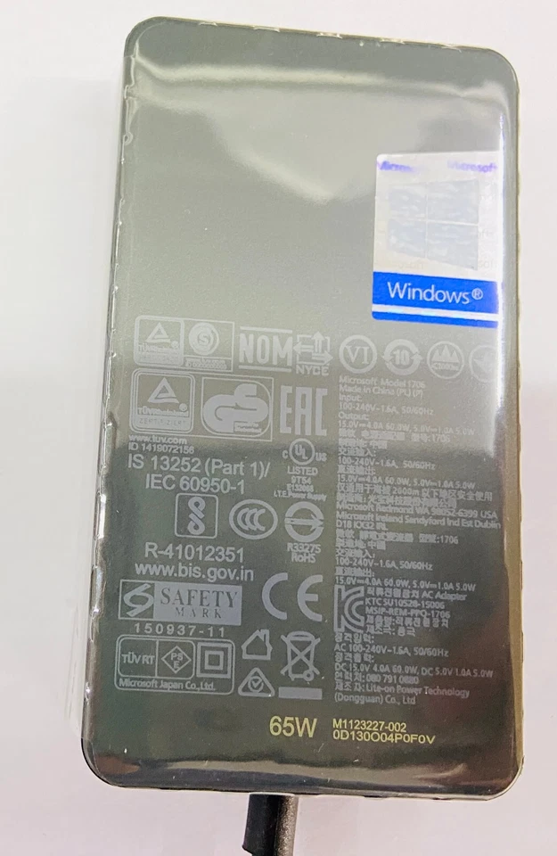 Genuine 65W Surface Pro Charger For Surface Pro 9/8/7/6/5/4/3/X Surface Go 3/2/1 - Image 4 of 4