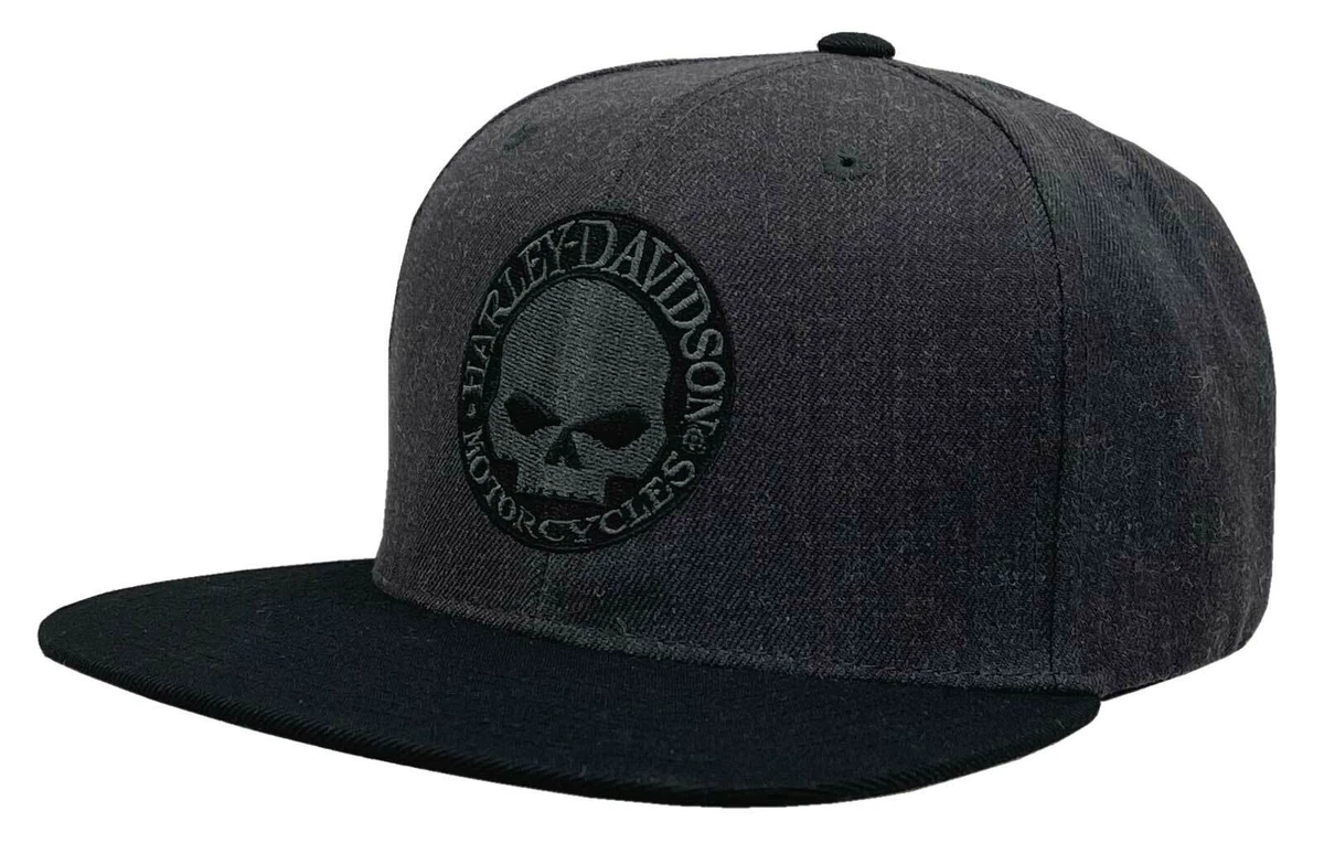 Harley davidson hotsell flat brim hat