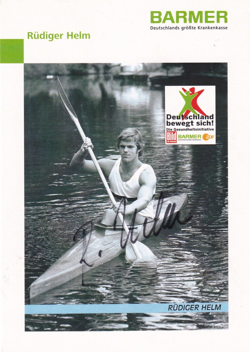 Autogramm Rüdiger Helm (Kanu) Olympia