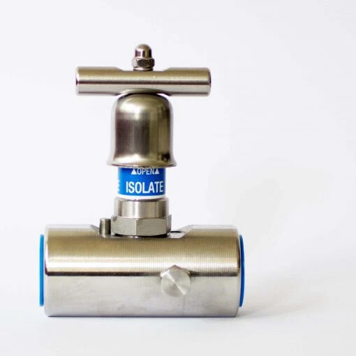 1/2 in Stainless Steel Needle Valve with drain Female NPT Foto 2 de 2