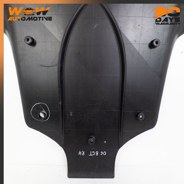 04-10 BENTLEY CONTINENTAL GT COUPE REAR UNDERBODY SPLASH SHIELD COVER BLACK OEM
