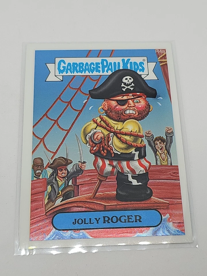 GPK Garbage Pail Kids Jolly Roger #R4a Returning 2014 Chrome Series 2 GPK 6580 - Image 2 of 3