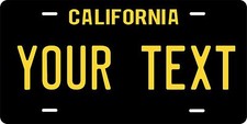 Any State Any Text 250 Designs License Plate Novelty Custom Auto Car