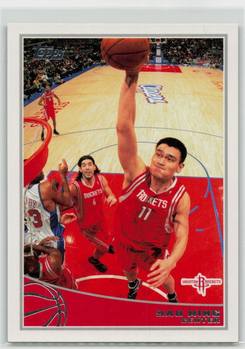 Yao Ming 2009-10 Topps #93 Houston Rockets HOF
