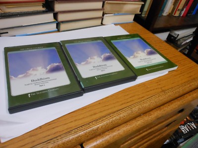 Great Courses: Buddhism Part 1 and 2 - 12 CDs + Course Guidebook VG+