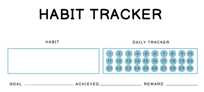 journal, daily journaling, easy, simple, mindfulness, printable, habit tracker - Image 3 of 4