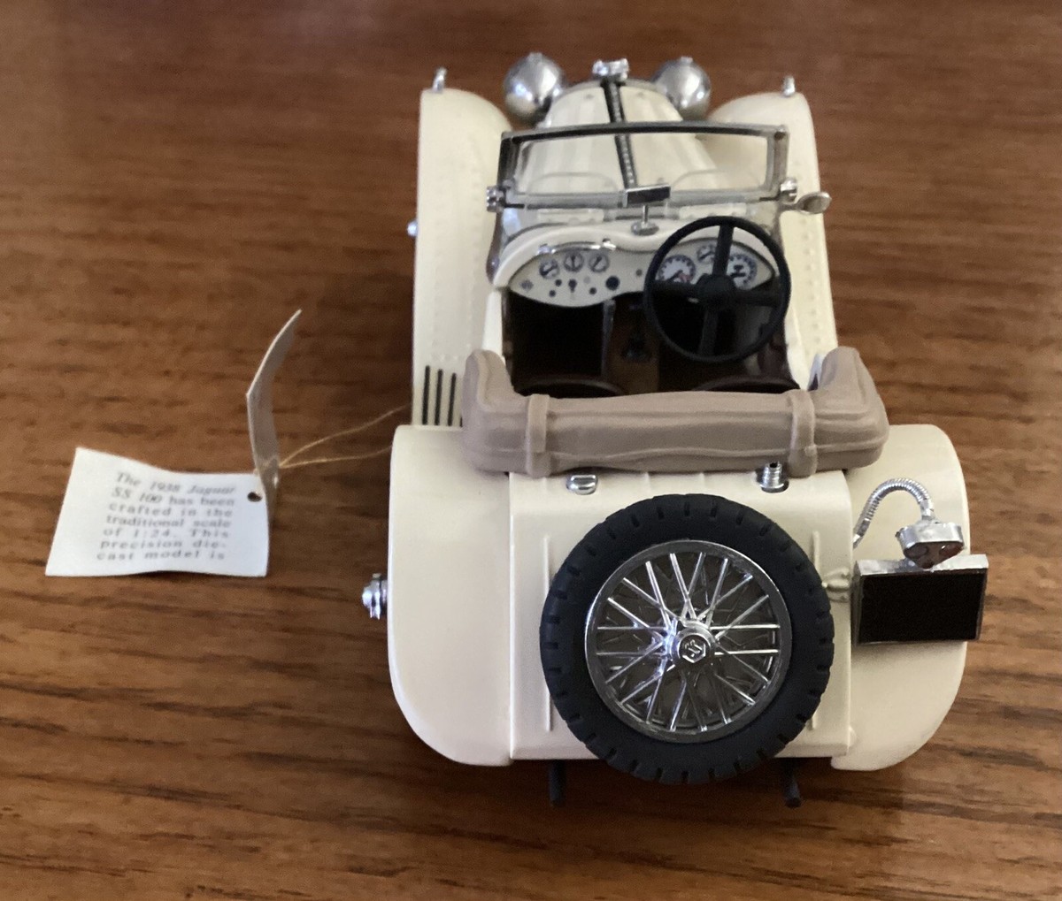 Franklin Mint 1/24 Scale Diecast Replica 1938 Jaguar SS 100 Nice