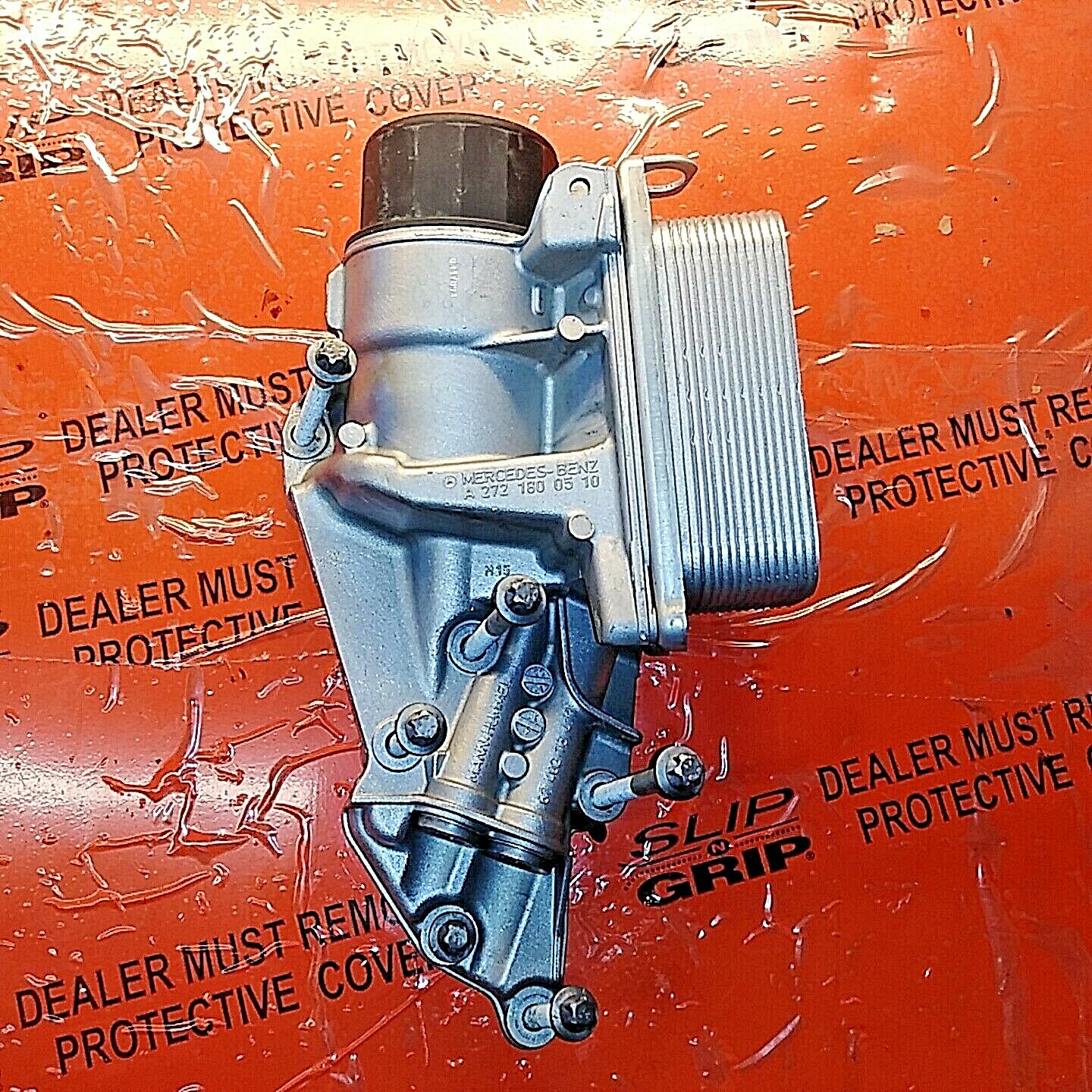 Oil Filter Housing Assembly With Mount Bolts Mercedes M272 V-6 