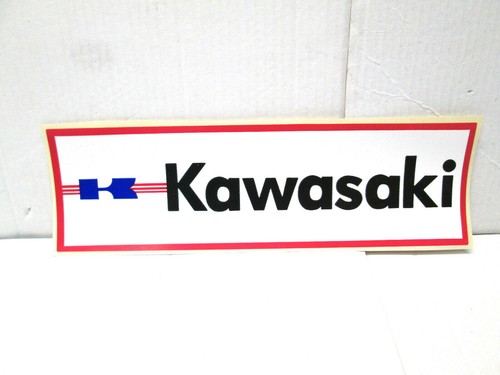 8-1/2" X 2-1/2" KAWASAKI MOTORCYCLE BIKE MOTOCROSS RACING VINYL STICKER DECAL - Imagen 1 de 3