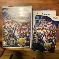 Super Smash Bros Brawl Nintendo Wii 2008 Case Box Manual ONLY - NO GAME