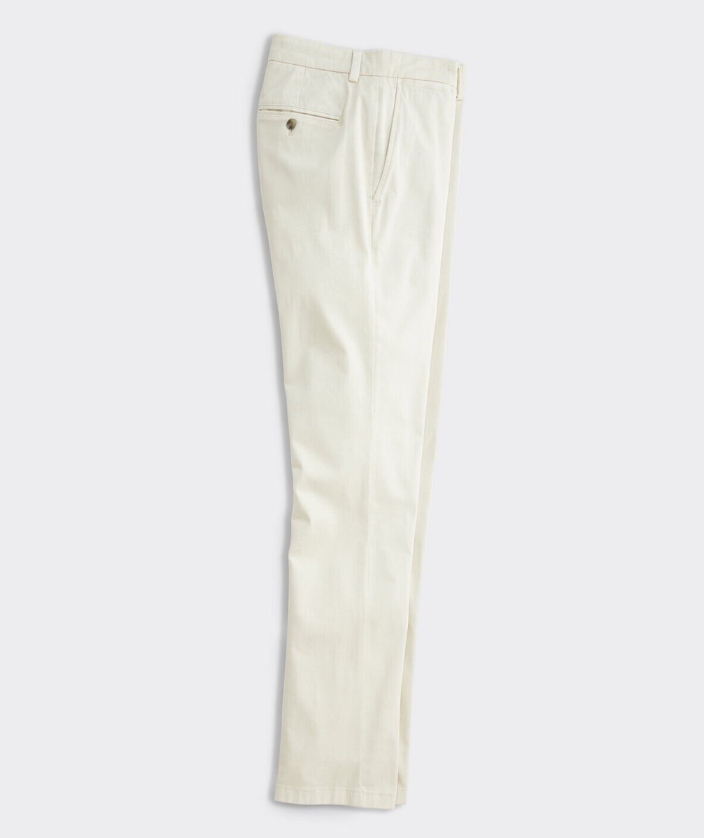 Vineyard vines Men's Chino Breaker Pant Slim Fit Cut Stone