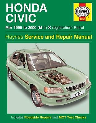 Honda Civic Service And Repair Manual: 95-00 by Haynes Publishing (Paperback,...