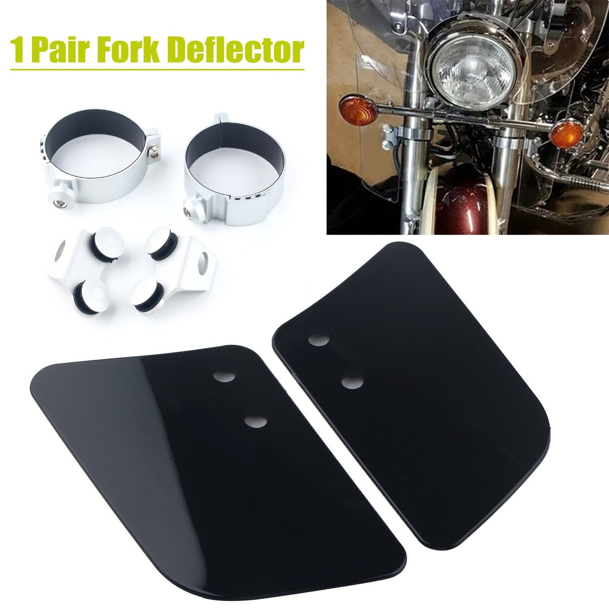 Front Wind Fork Air Deflector Motorcycle For Kawasaki Vulcan