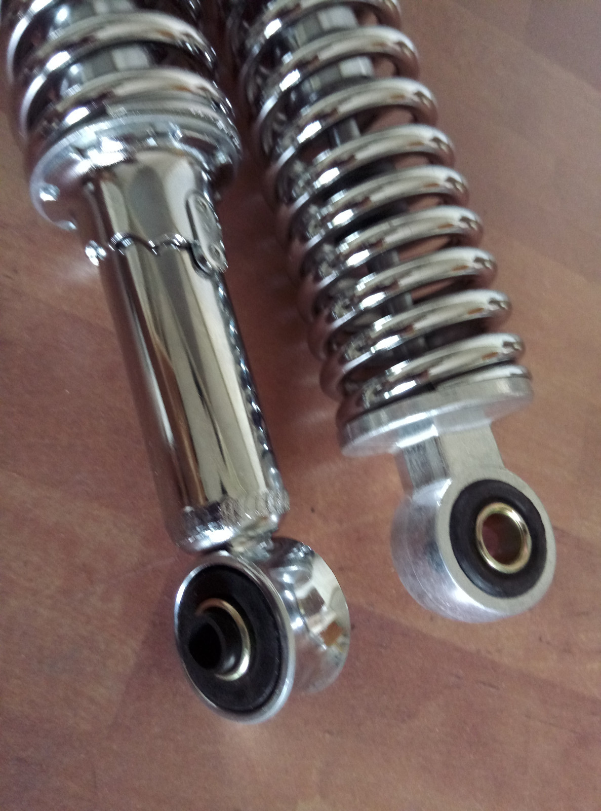 Peugeot Vogue TSA Mofa Moped Stoßdämpfer Härteverstellbar verchromt 300