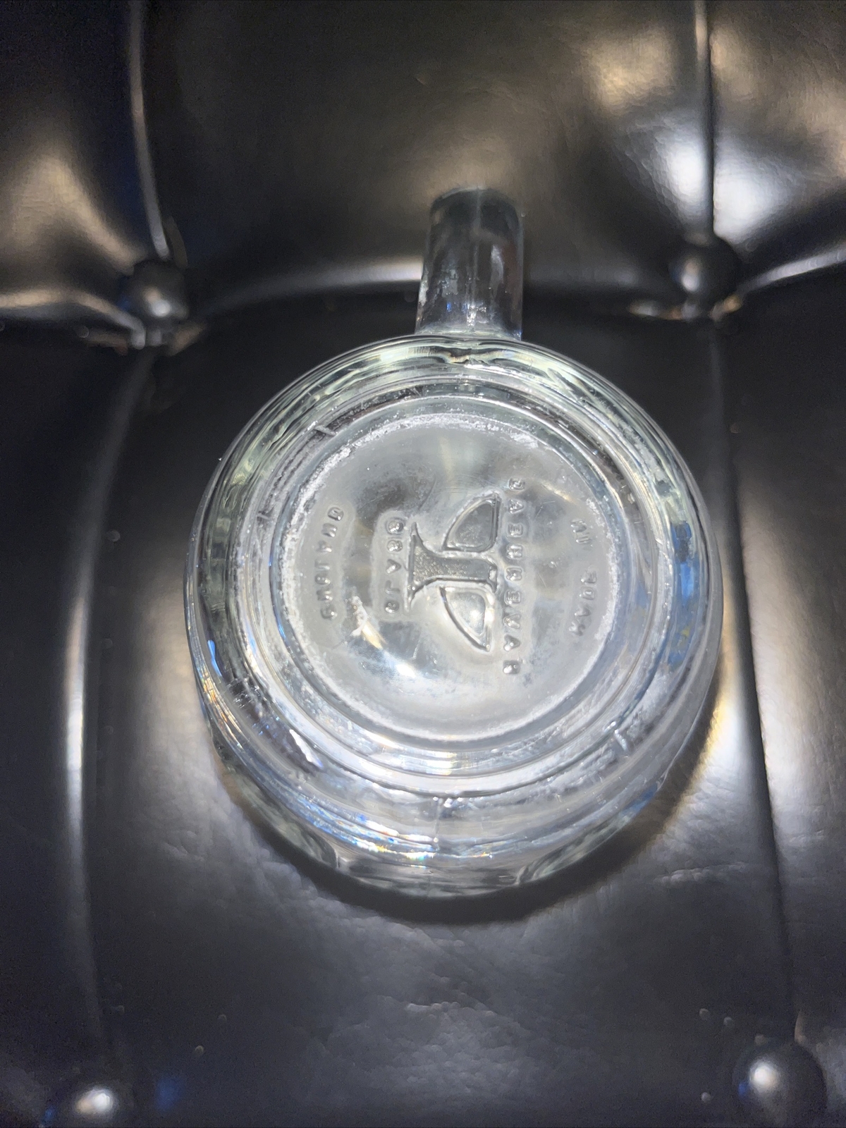 Rare Ravenhead Dimpled Glass Beer Mug Made In England Munster eBay