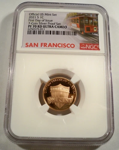 2021-S 1c NGC PF70RD UCAM PROOF LINCOLN CENT ULTRA CAMEO PR 70