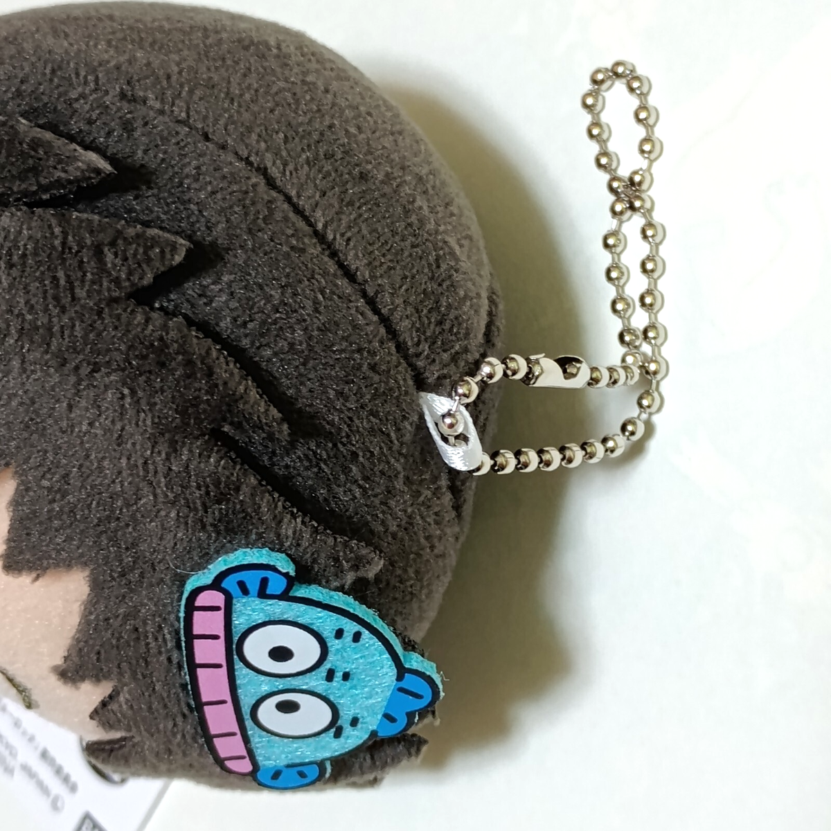 Blue Lock × Sanrio Aoshi Tokimitsu & Hangyodon Plush Keychain