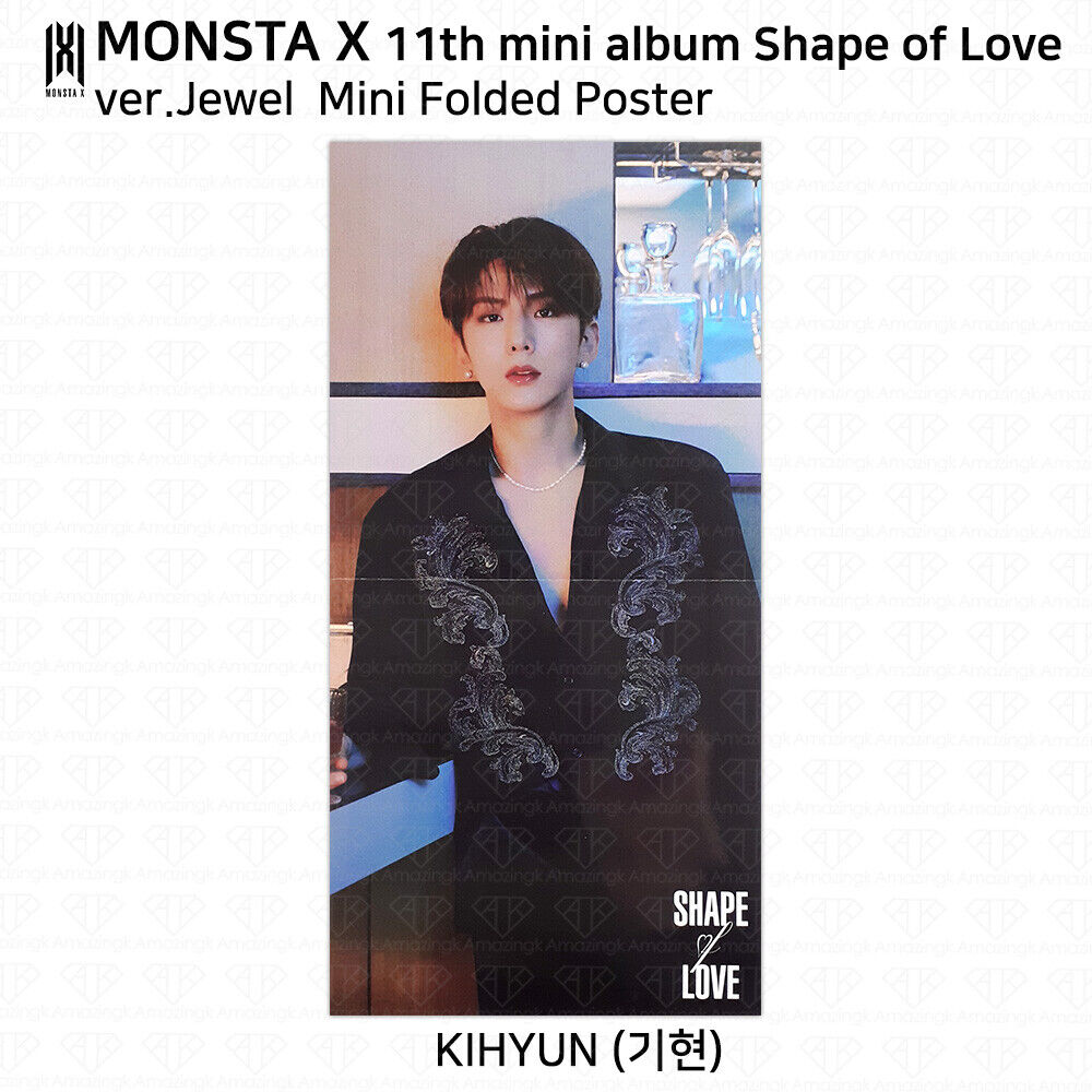 Monsta X 11th Mini Album Shape of Love ver Jewel Member Set CD Photobook  Poster