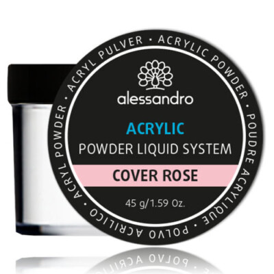 alessandro Acrylic Powder/Acryl-Pulver zur Nagelmodellage Cover Rose 45g NEU/OVP