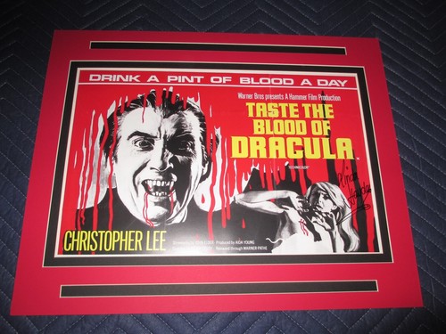 Taste The Blood Of Dracula Autograph Linda Hayden - 第 1/3 張圖片