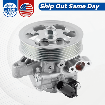 #ad #ad Power Steering Pump w Pulley for 2006 2011 Honda Civic 1.8L SOHC 21 5456 $63.98