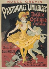 Pantomimes Lumineuses (1892) - Mini Film Poster/Book Clipping