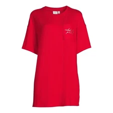 CELEBRITY PINK SLEEP WOMENS RED OVERSIZED SLEEP SHIRT NIGHTGOWN U PICK NWT