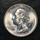 1952-S Silver Washington Quarter Superb Uncirculated - High Quality Scans #J046