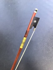 Advanced Brazil wood 4/4 Violin Bow Red python leather octagonal stick US Ship