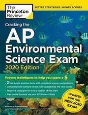 Cracking the AP Environmental Science Exam, 2020 Edition: Practice Tests  - GOOD