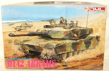 DML #3524 M1A2 Abrams (Modern AFV Series) 1:35 Scale Open Box - NOS