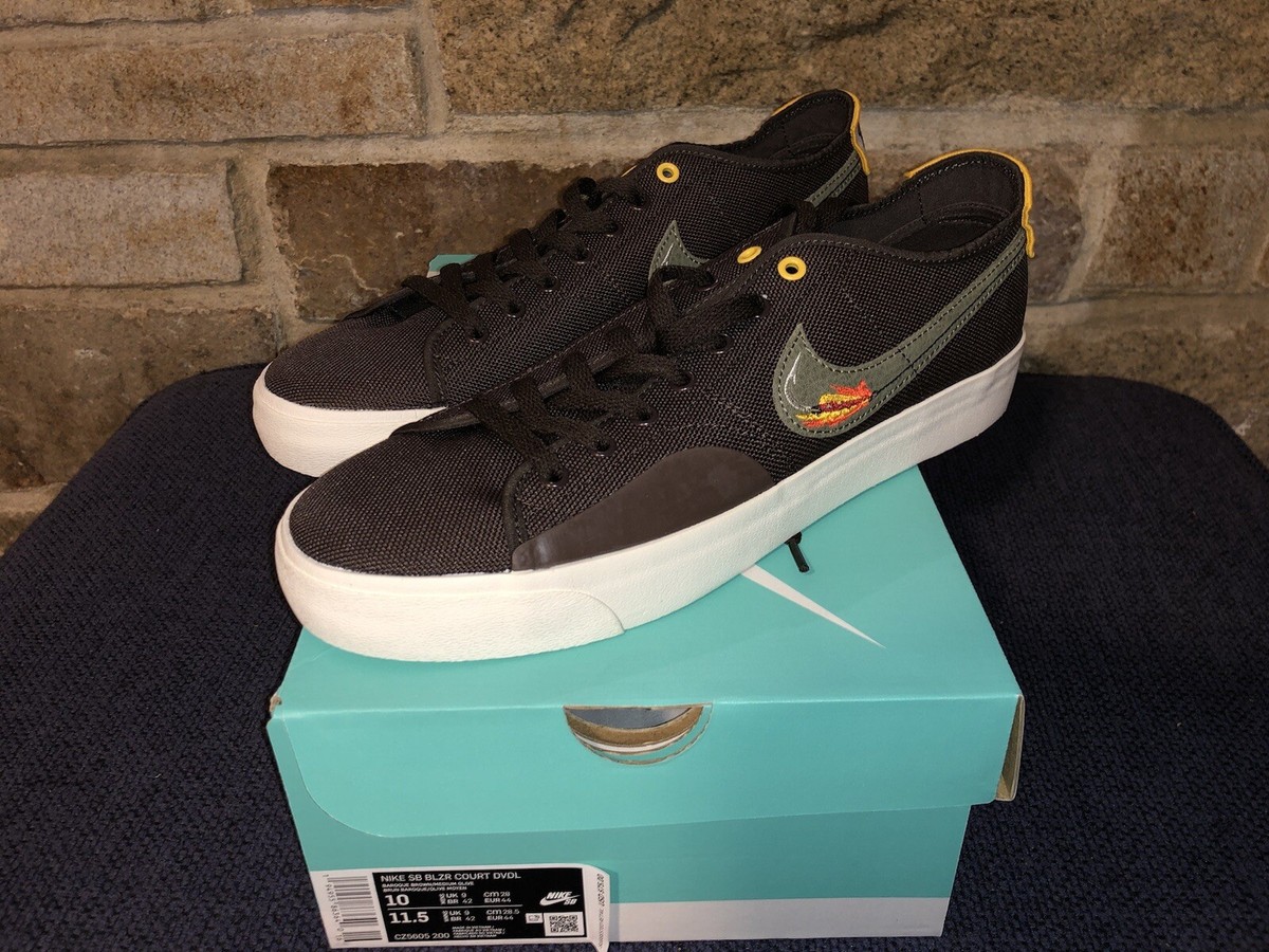 nike sb blazer court daan van der linden baroque brown