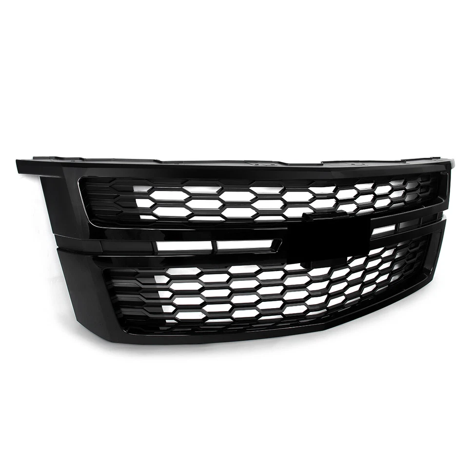 Gloss Black Front Grill Grille Assembly For 2015-2020 Chevrolet Tahoe Suburban Foto 2 de 4