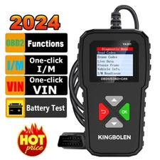 KINGBOLEN YA001 OBD2 Scanner Check Car Engine Fault Diagnostic Tool Code Reader