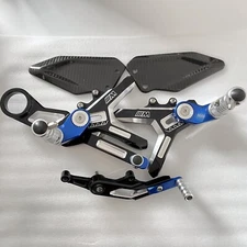 For BMW S1000RR M1000RR 2019-2024 Rearset FootPeg Rest Carbon Fiber Heel Guard
