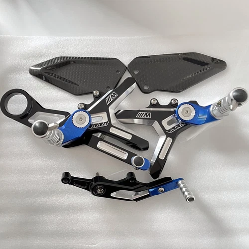 Footrest Kit Foot Peg Rear Adjustable Footrest For BMW S1000RR M1000RR 2019-2024 - Picture 1 of 6