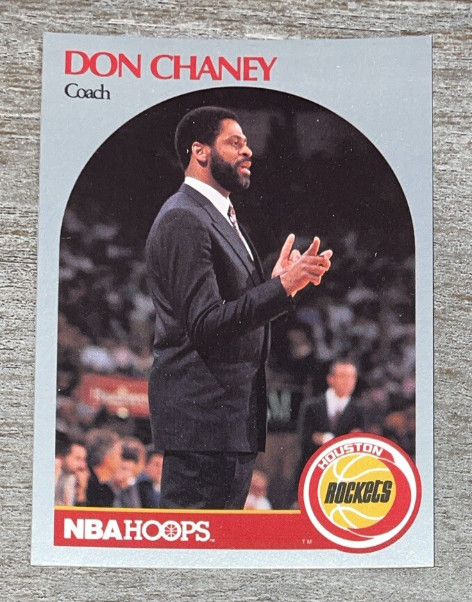 Don Chaney 1990-91 NBA Hoops Coach Rockets #314   *1118*