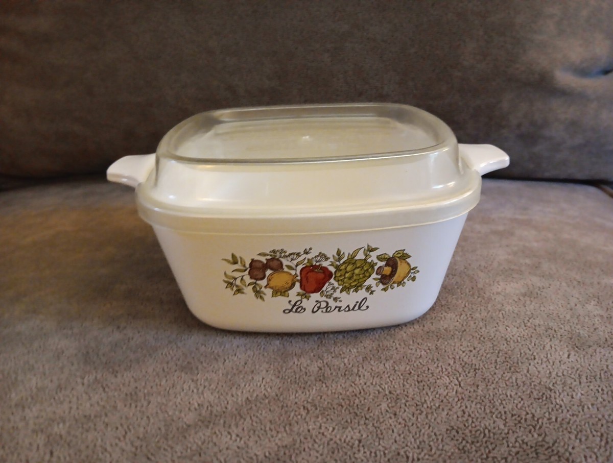 Corning Ware Spice Of Life Le Persil Baking Dish With Lid P-43-B 700 mL