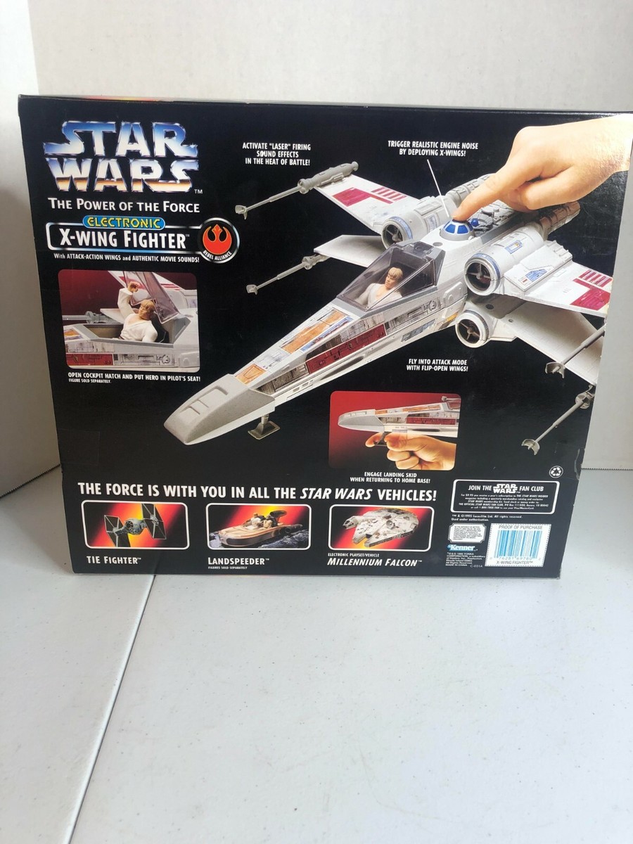 95'STAR WARS“ELECTRONIC X-WING FIGHTER” 1995 Kenner Star Wars Electronic X-Wing Fighter Pre-owned | eBay