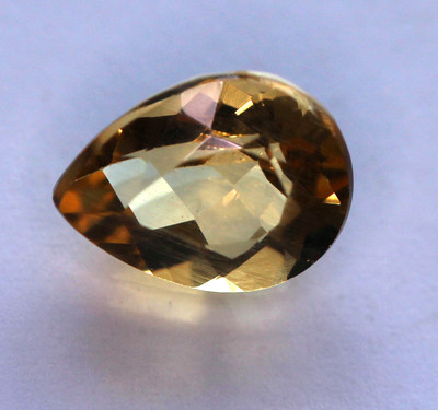 Pierre Béryl Jaune (Héliodore) - 1.66 Carats - Brésil - Naturelle Non Traitée - Taille Très Bonne