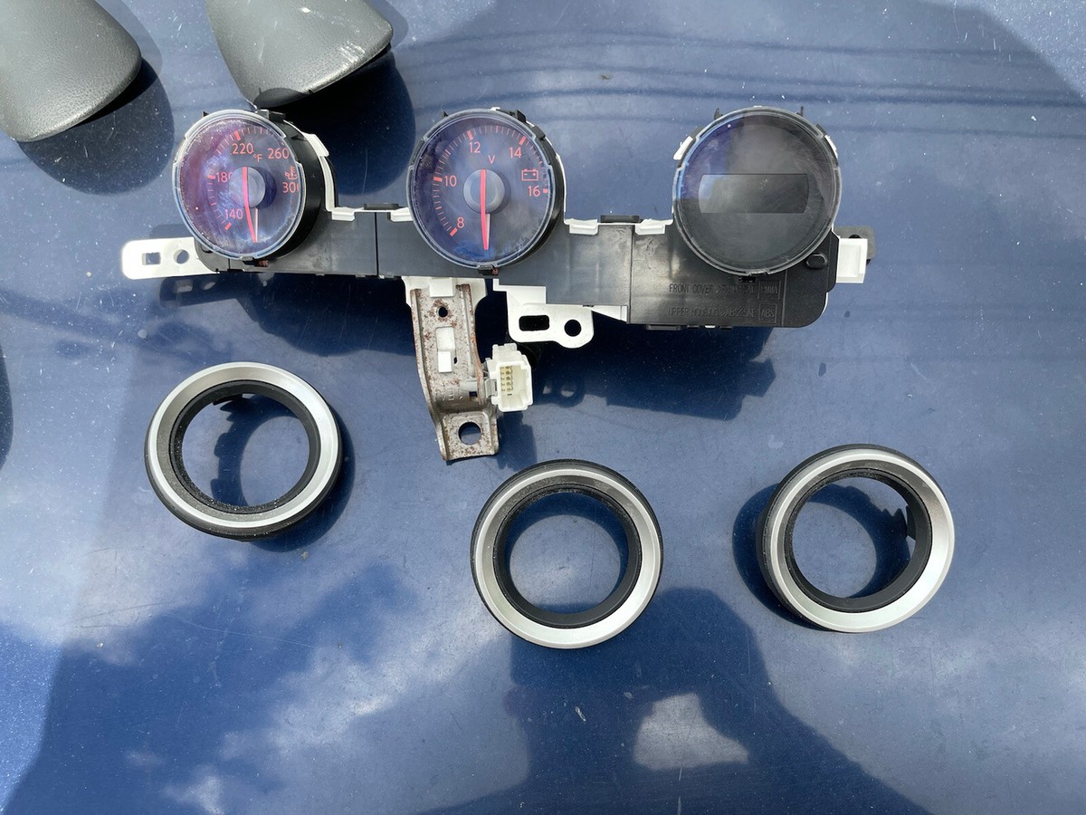 09-20 NISSAN 370Z CENTER DASH INSTRUMENT CLUSTER GAUGE VOLTAGE OIL