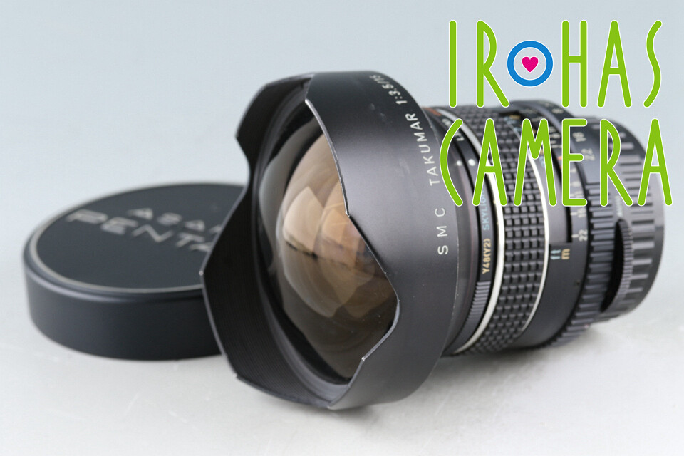 Asahi Pentax SMC Takumar 15mm F/3.5 Lens for M42 + K Mount Asahi Pentax SMC Takumar 15mm F/3.5 Lens for M42 + K Mount