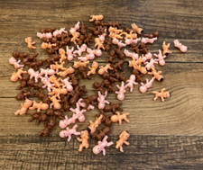 Large Lot of Vintage Mini 1" Baby Doll Celluloid Figures Dollhouse Babies Shower