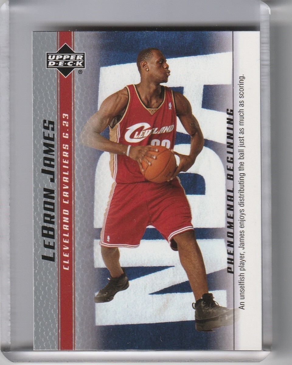 2003-04 UPPER DECK #15 LEBRON JAMES ROOKIE RC CLEVELAND CAVALIERS 2235