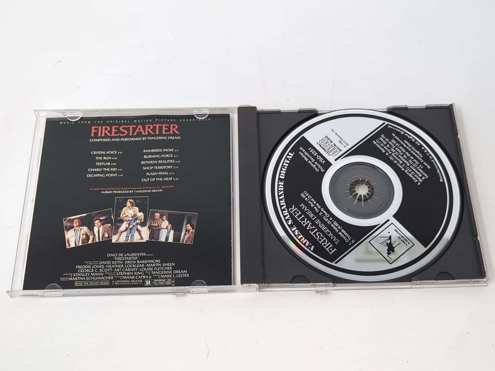 Firestarter by Tangerine Dream (CD, 1993, Varèse Sarabande, VSD5251
