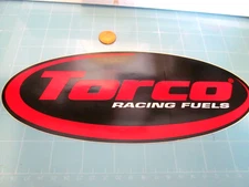 BLACK AND RED TORCO Sticker Decal ORIGINAL OLD STOCK RACING